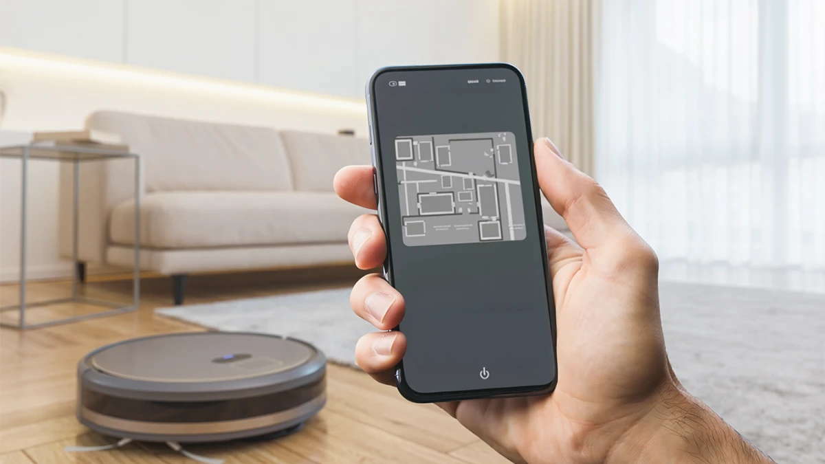 Robot süpürge mobil uygulama