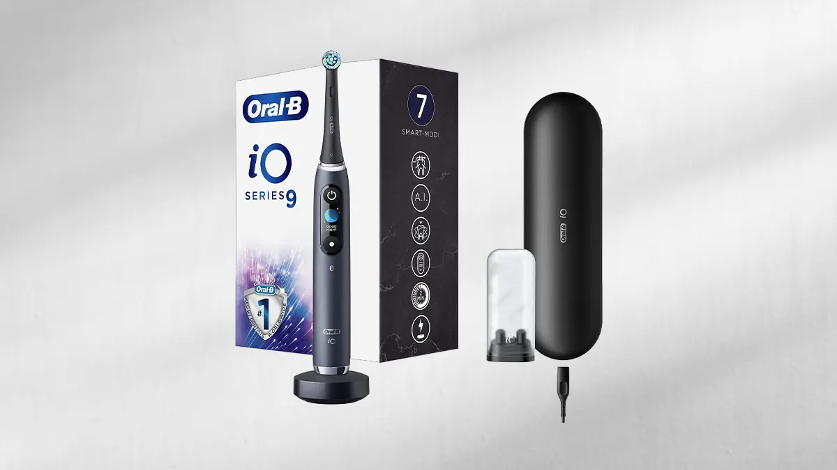 Oral-B iO 9 Şarjlı Diş Fırçası, Manyetik Şarj ve Seyahat Kabı