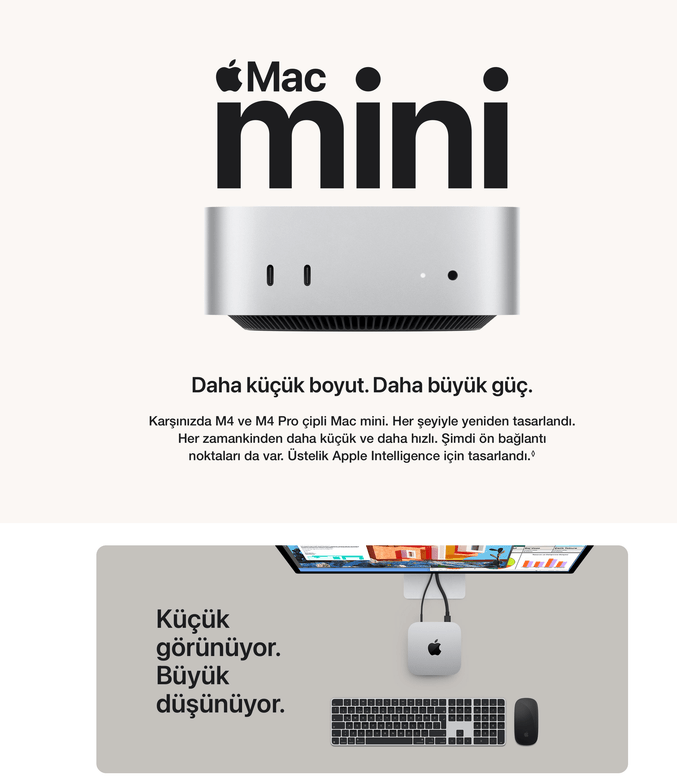 APPLE Mac mini: Apple M4 chip with 10‑core CPU and 10‑core GPU