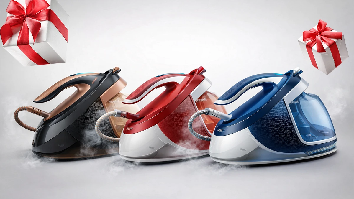 Buhar kazanlı ütü