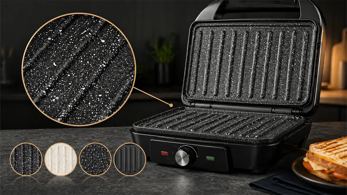 Tost makinesi kaplama ve plaka