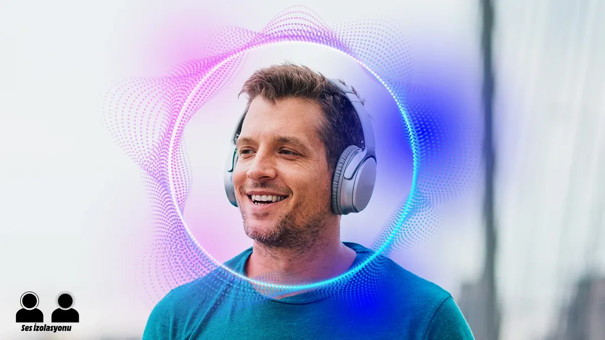 Kulak üstü kulaklık aktif gürültü engelleme ve ses izolasyonu