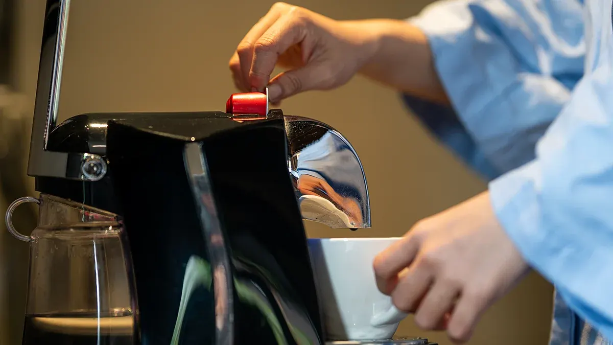 Kahve makinesi temizlik