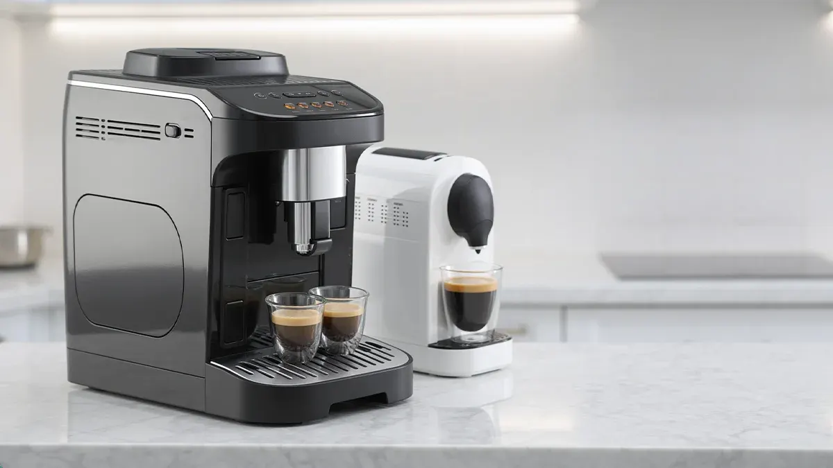 Tam otomatik kahve makinesi ile kapsüllü kahve makinesi karşılaştırması