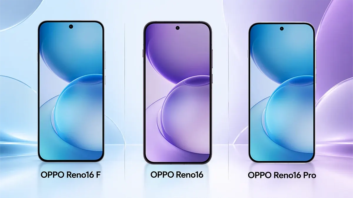 OPPO Reno16 F vs Reno16 vs Reno16 Pro karşılaştırma