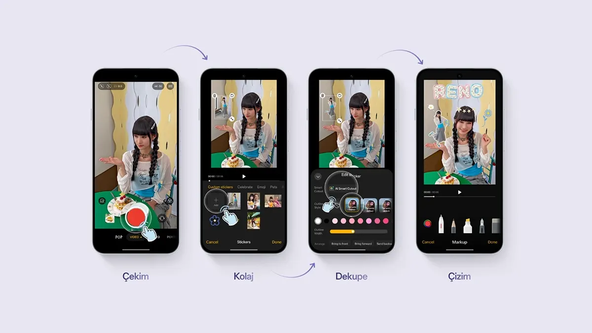 OPPO Reno16 F kamera