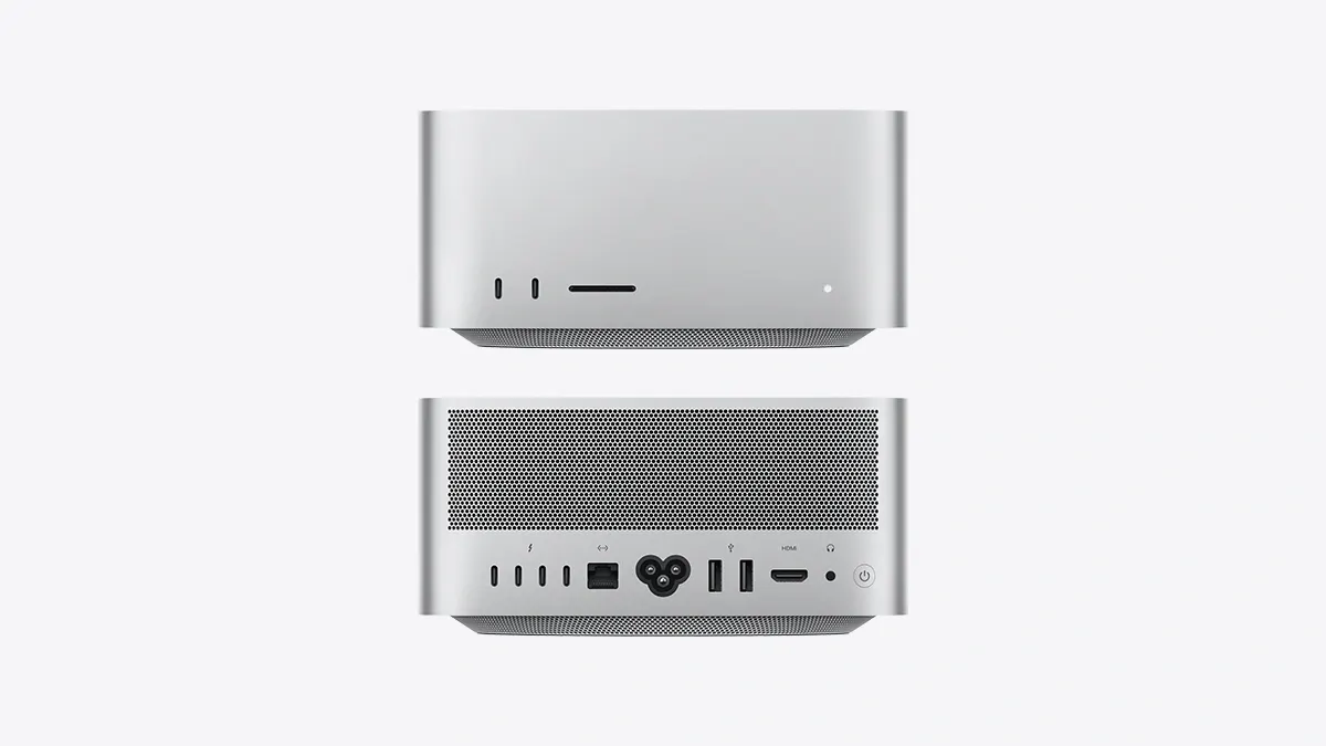 Mac mini M6 ve M5 Pro arka tasarım, giriş çıkış portları