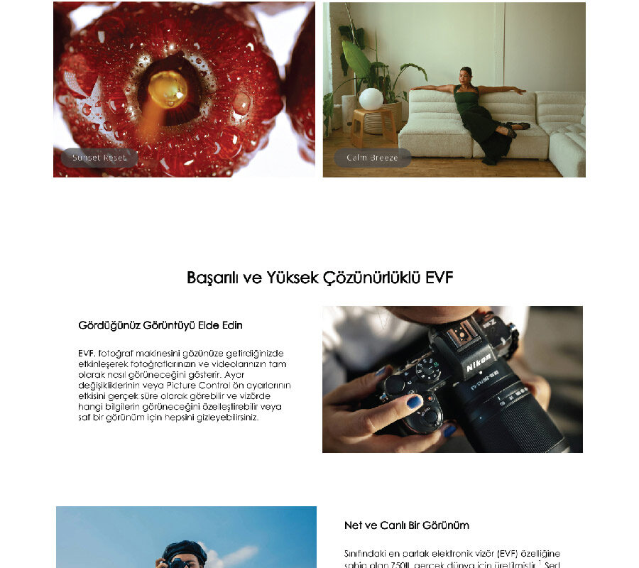 NIKON Z 50II + Nikkor Z DX 16-50 VR + 50-250 VR Aynasız Fotoğraf