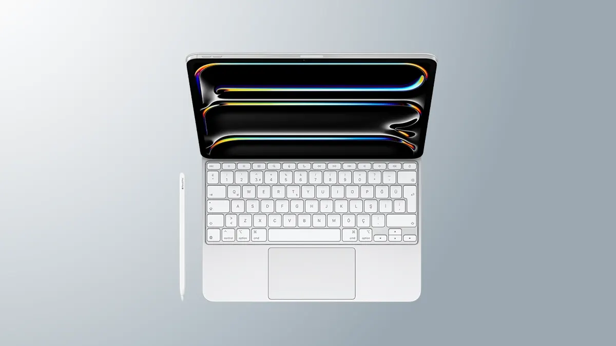 iPad Apple Pencil ve klavye desteği
